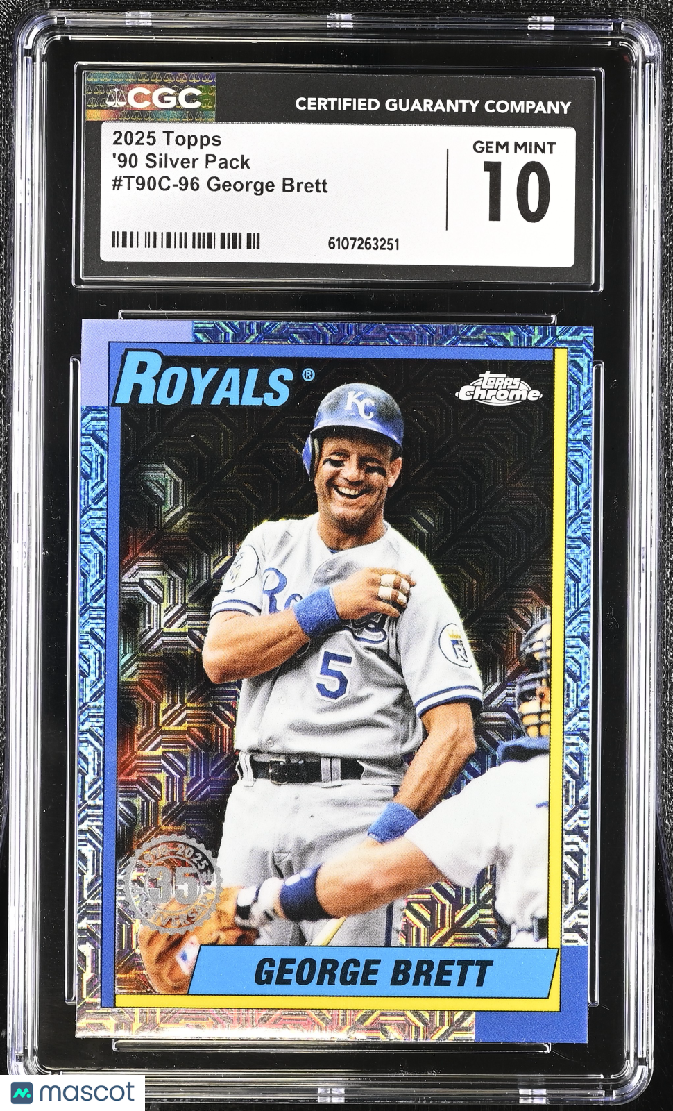 2025 Topps George Brett '90 Silver Pack #T90C-96 CGC 10 Kansas City Royals