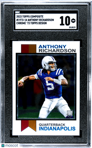 2023 Topps Composite Anthony Richardson Chrome '73 Design #1973-14 SGC 10