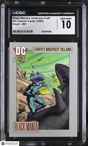 1992 Impel DC Cosmic Cards Black Manta's Undersea Craft #81 CGC 10