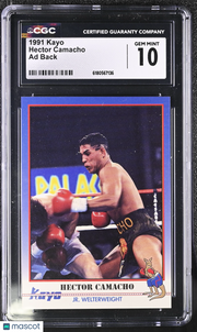 1991 Kayo Hector Camacho Ad Back CGC 10