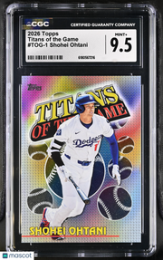 2026 Topps Shohei Ohtani Titans of the Game #TOG-1 CGC 9.5 Los Angeles Dodgers