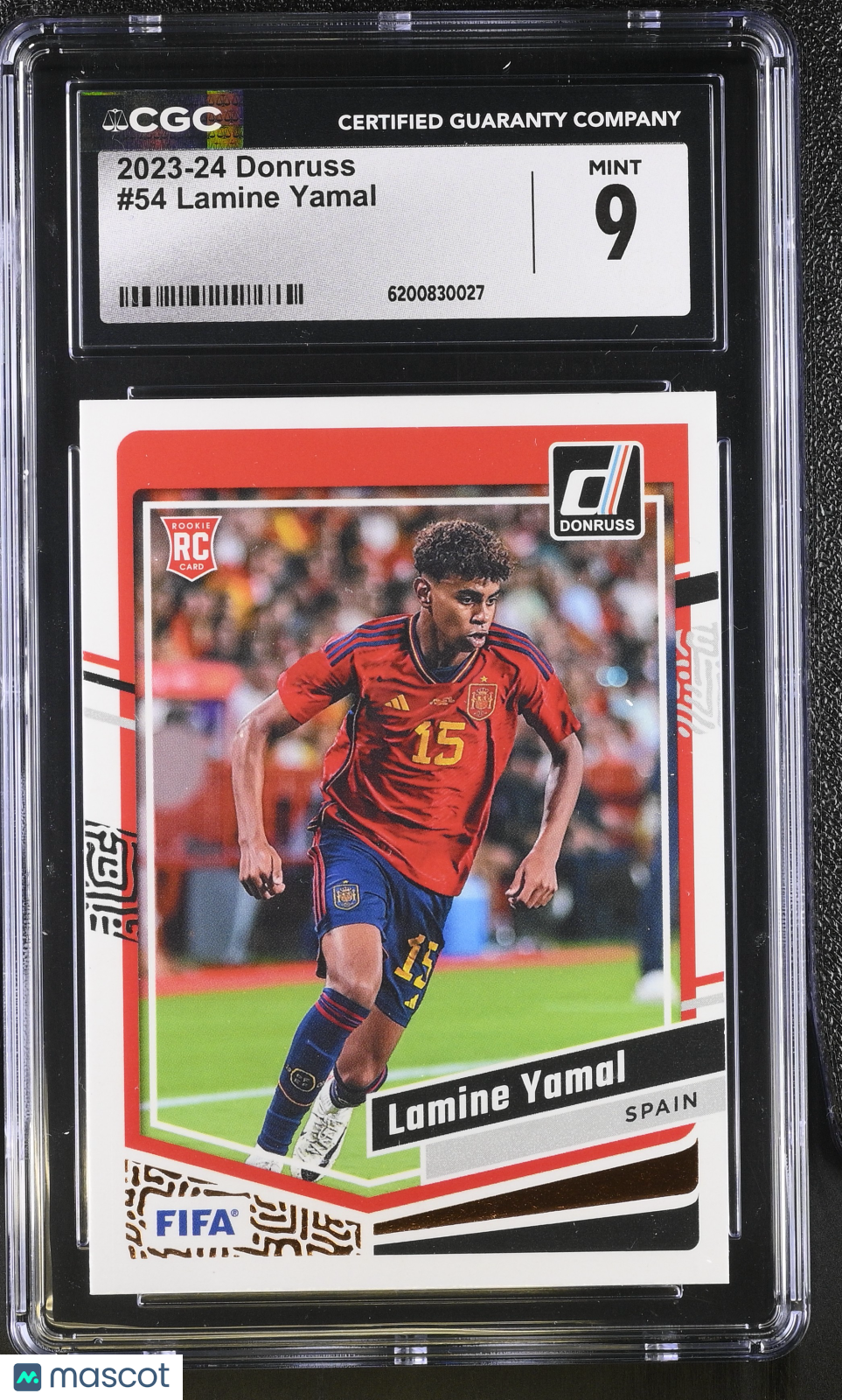 2023-24 Donruss Lamine Yamal Rookie #54 CGC 9 Spain