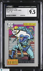 1992 Impel DC Cosmic Cards Blue Beetle's Bug #3 CGC 9.5