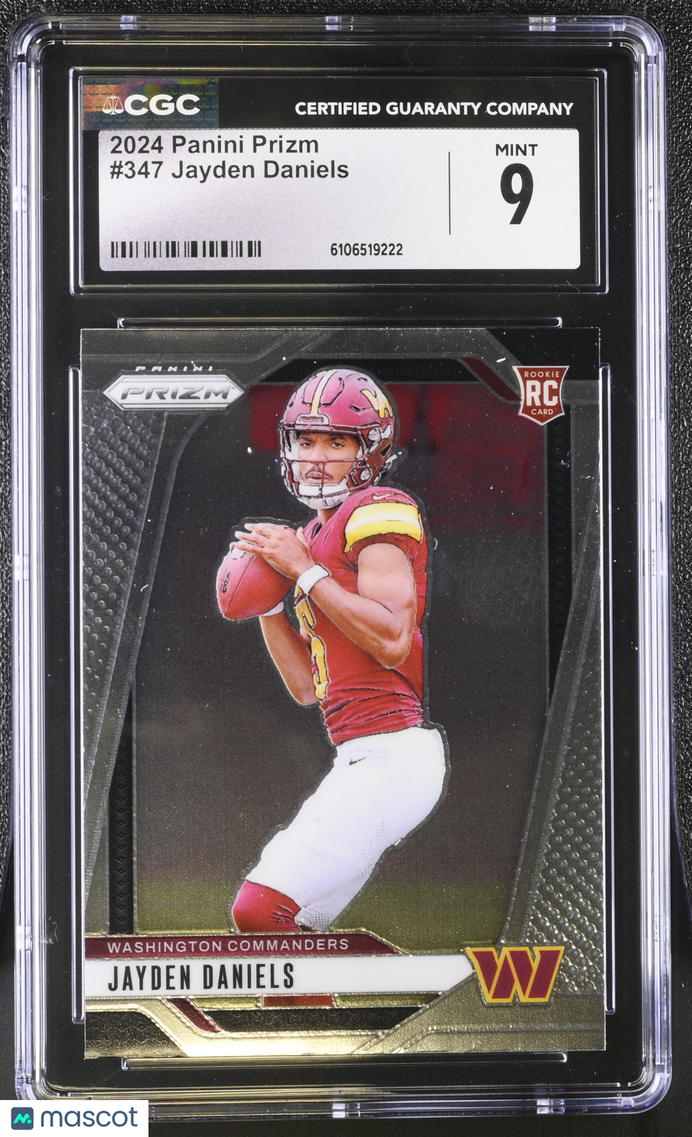 2024 Panini Prizm Jayden Daniels #347 CGC 9