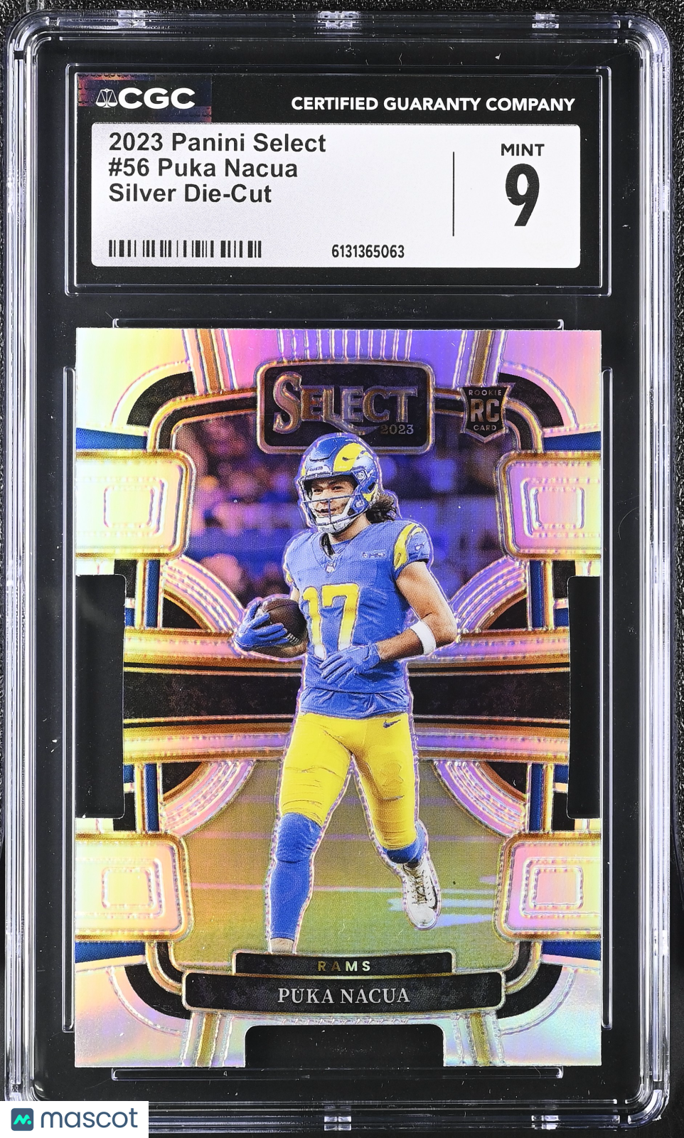 2023 Panini Select Puka Nacua Silver Die-Cut #56 CGC 9
