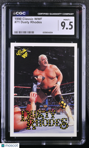 1990 Classic WWF Dusty Rhodes #71 CGC 9.5