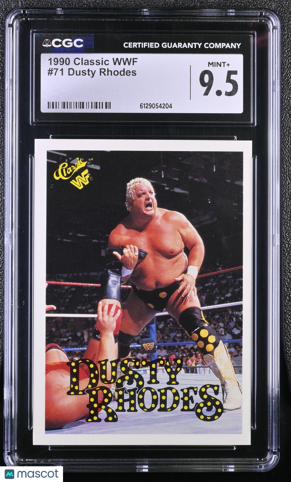 1990 Classic WWF Dusty Rhodes #71 CGC 9.5