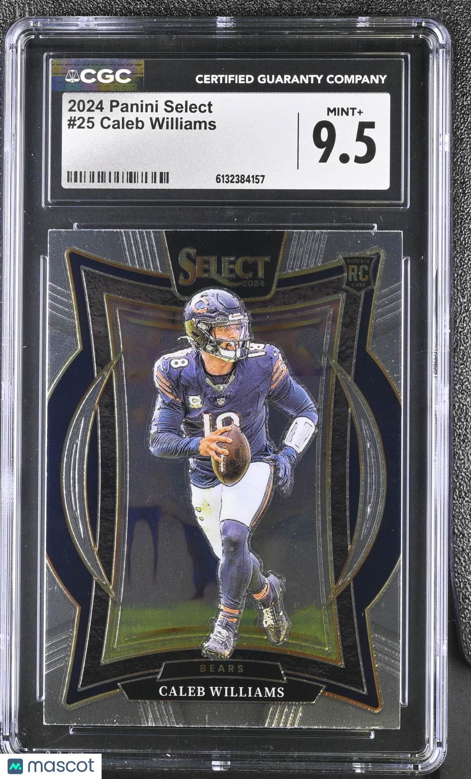 2024 Panini Select Caleb Williams Rookie #25 CGC 9.5 Chicago Bears