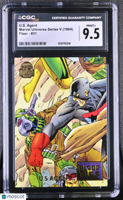 1994 Fleer Marvel Universe Series V U.S. Agent #31 CGC 9.5