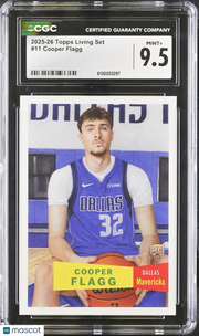 2025-26 Topps Living Set Cooper Flagg #11 CGC 9.5