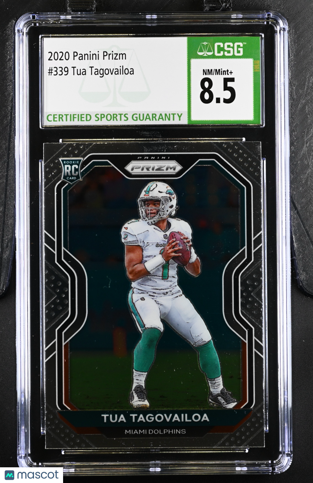 2020 Panini Prizm Tua Tagovailoa #339 CGC 8.5