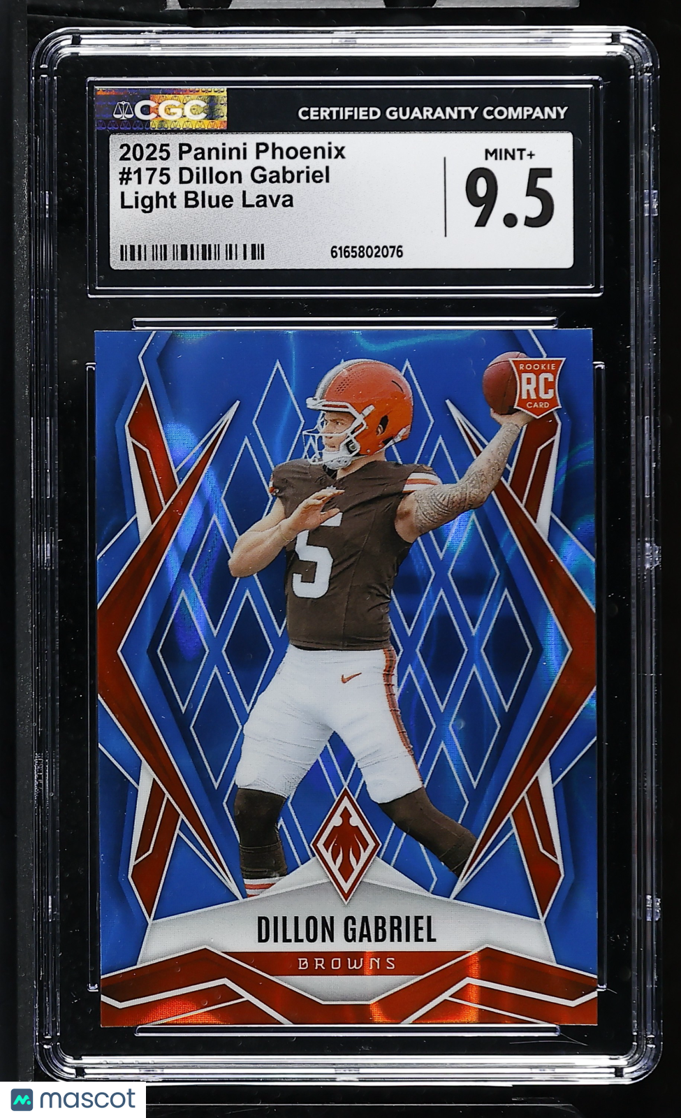 2025 Panini Phoenix Dillon Gabriel Light Blue Lava #175 CGC 9.5