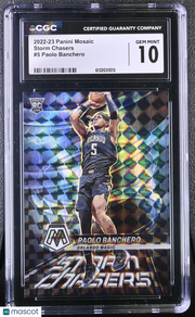 2022-23 Panini Mosaic Paolo Banchero Storm Chasers #5 CGC 10 Orlando Magic