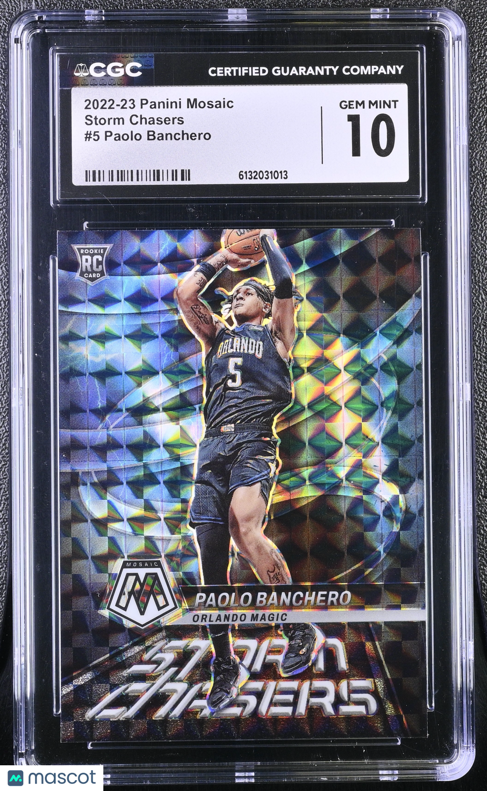 2022-23 Panini Mosaic Paolo Banchero Storm Chasers #5 CGC 10 Orlando Magic