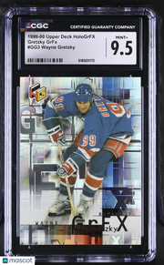 1999-00 Upper Deck Hologrfx Wayne Gretzky Gretzky GrFx #GG3 CGC 9.5 Rangers