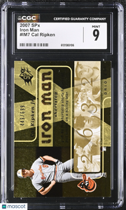 2007 SPX Cal Ripken /699 Iron Man #IM7 CGC 9 Baltimore Orioles