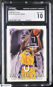 1998-99 Hoops Shaquille O'Neal #100 CGC 10 Los Angeles Lakers