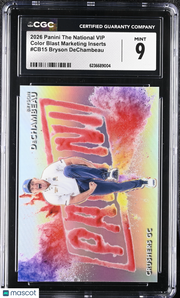2026 Panini The National Vip Bryson DeChambeau Color Blast #CB15 CGC 9