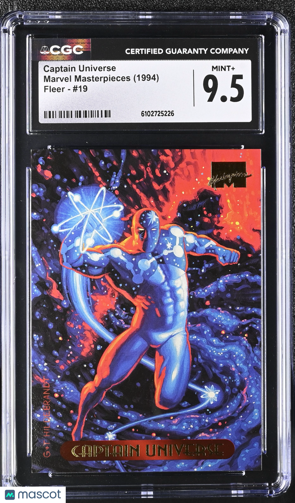1994 Fleer Marvel Masterpieces Captain Universe #19 CGC 9.5