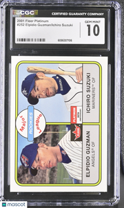 2001 Fleer Platinum Elpidio Guzman/Ichiro Suzuki #252 CGC 10