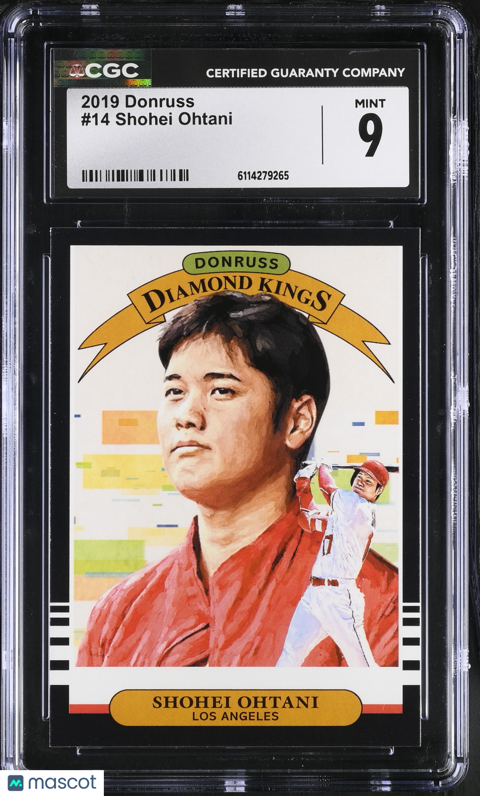 2019 Donruss Shohei Ohtani #14 CGC 9 Los Angeles Angels
