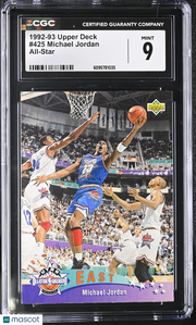 1992-93 Upper Deck Michael Jordan All-Star #425 CGC 9