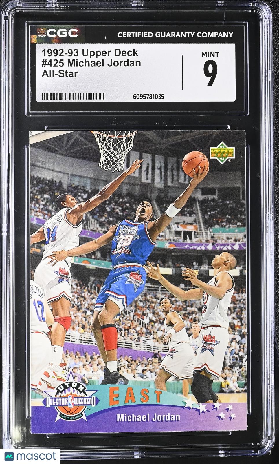 1992-93 Upper Deck Michael Jordan All-Star #425 CGC 9