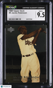 1997 Upper Deck Jackie Robinson #5 CGC 9.5 Brooklyn Dodgers