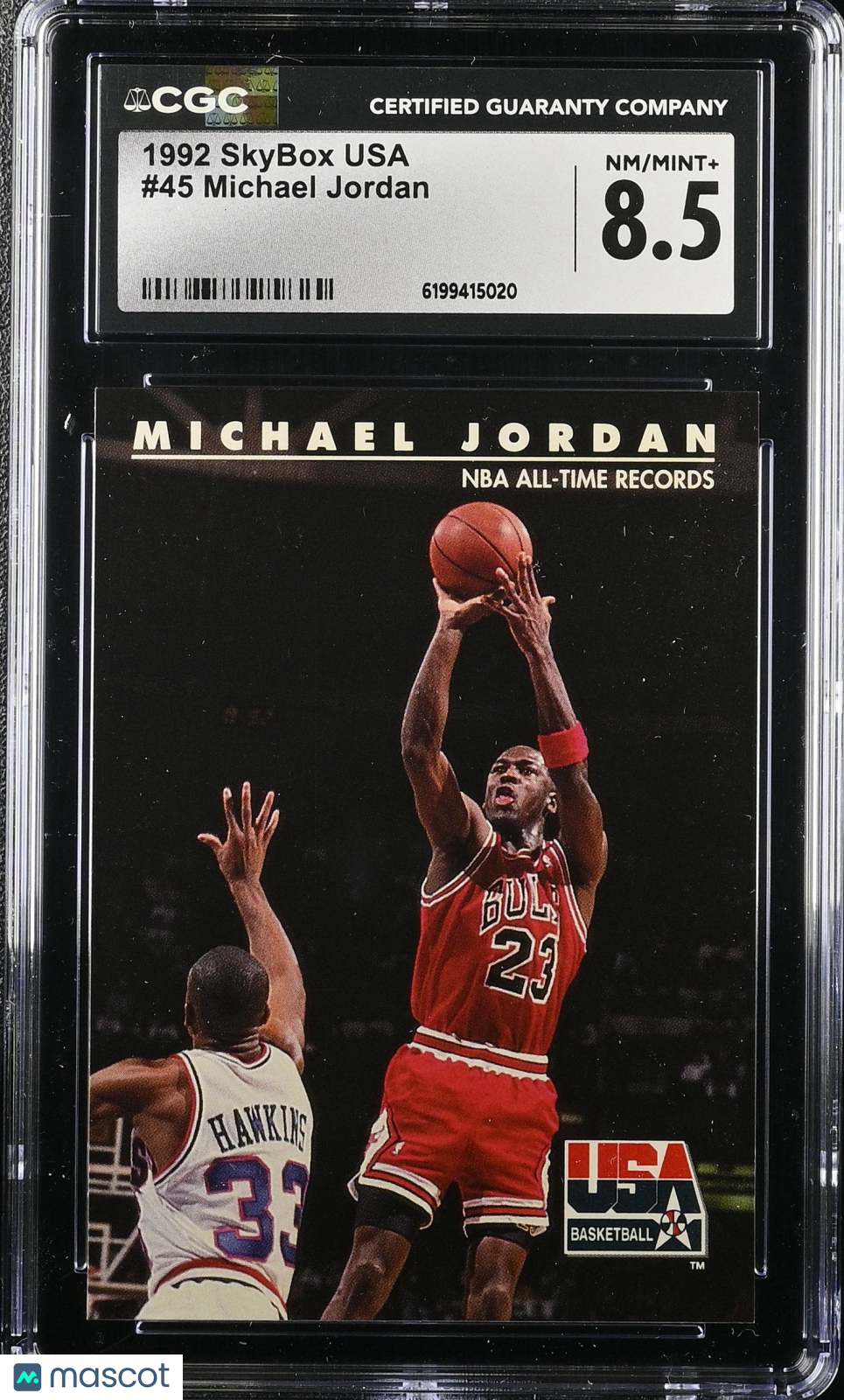 1992 Skybox Usa Michael Jordan #45 CGC 8.5 Chicago Bulls
