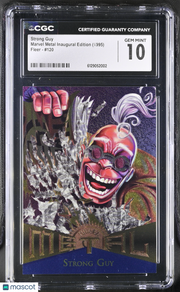 1995 Fleer Marvel Metal Inaugural Edition Strong Guy #120 CGC 10