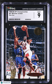 1994-95 SP Championship Michael Jordan Die-Cut #41 CGC 9 Chicago Bulls