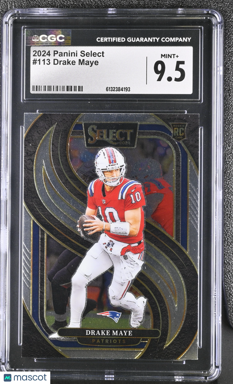 2024 Panini Select Drake Maye Rookie #113 CGC 9.5 New England Patriots