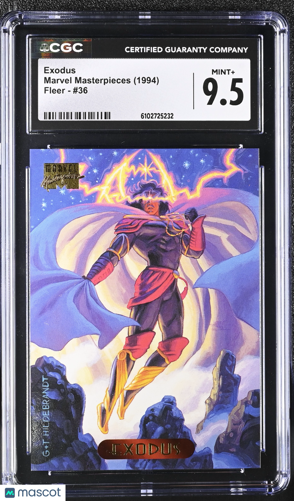 1994 Fleer Marvel Masterpieces Exodus #36 CGC 9.5