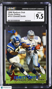 1996 Stadium Club Emmitt Smith Photo Gallery #PG1 CGC 9.5 Dallas Cowboys