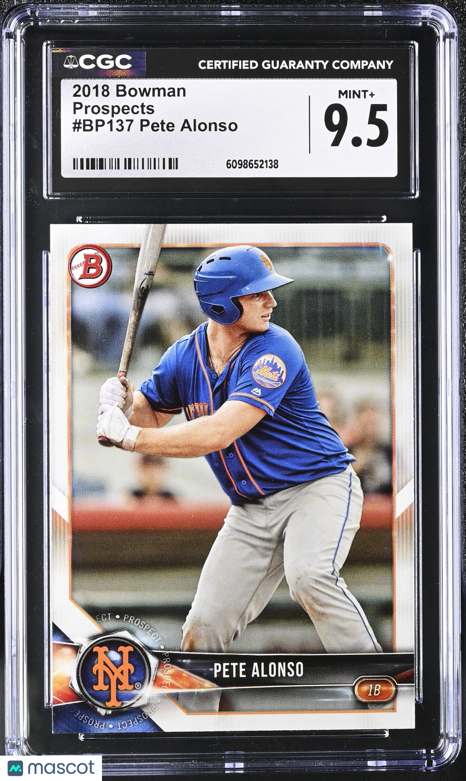2018 Bowman Pete Alonso Prospects #BP137 CGC 9.5