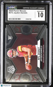 2024 Panini Mosaic Jayden Daniels Rookie #272 CGC 10 Washington Commanders