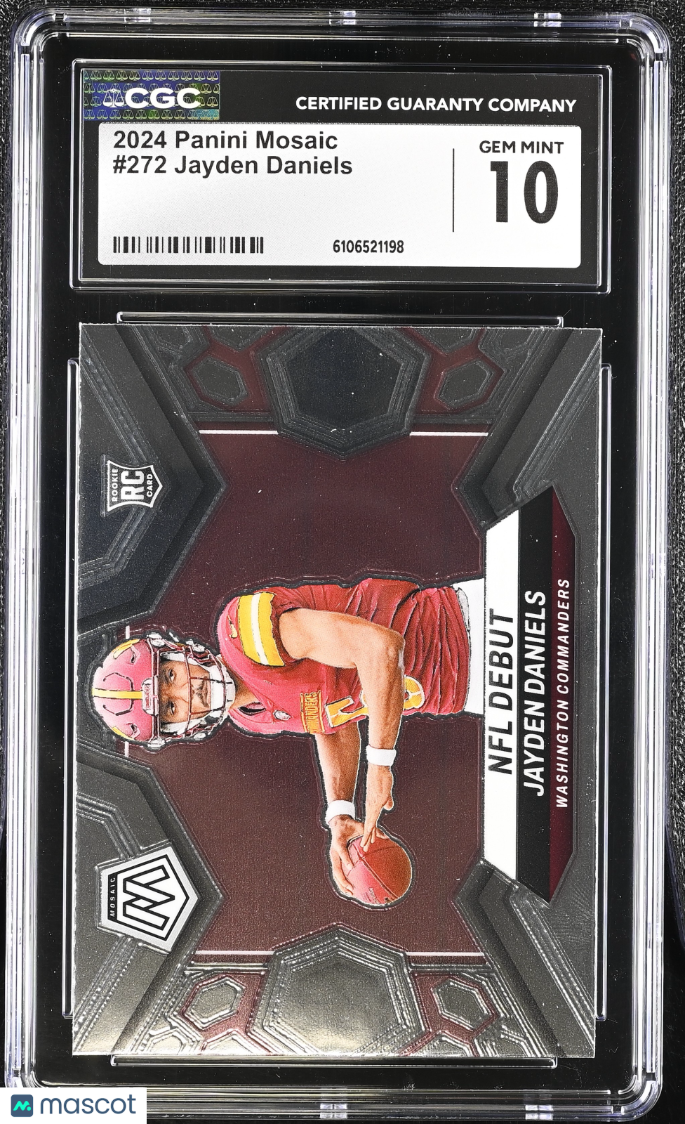 2024 Panini Mosaic Jayden Daniels Rookie #272 CGC 10 Washington Commanders