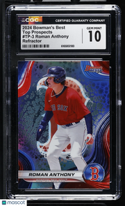 2024 Best Roman Anthony Refractor Rookie Top Prospects #TP-3 CGC 10 Red Sox