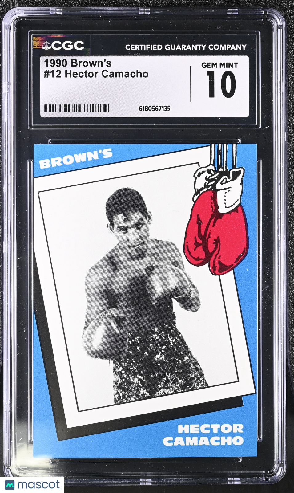 1990 Brown's Hector Camacho #12 CGC 10