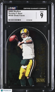 2000 Skybox Brett Favre Sunday's Best #6SB CGC 9 Green Bay Packers