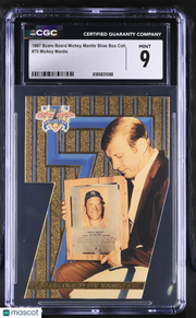 1997 Score Board Mickey Mantle Shoe Box Coll. Mickey Mantle #70 CGC 9 Yankees