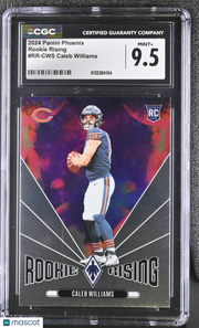 2024 Panini Phoenix Caleb Williams Rookie Rising #RR-CWS CGC 9.5 Chicago Bears