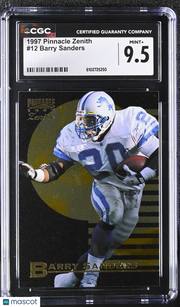 1997 Pinnacle Zenith Barry Sanders #12 CGC 9.5 Detroit Lions