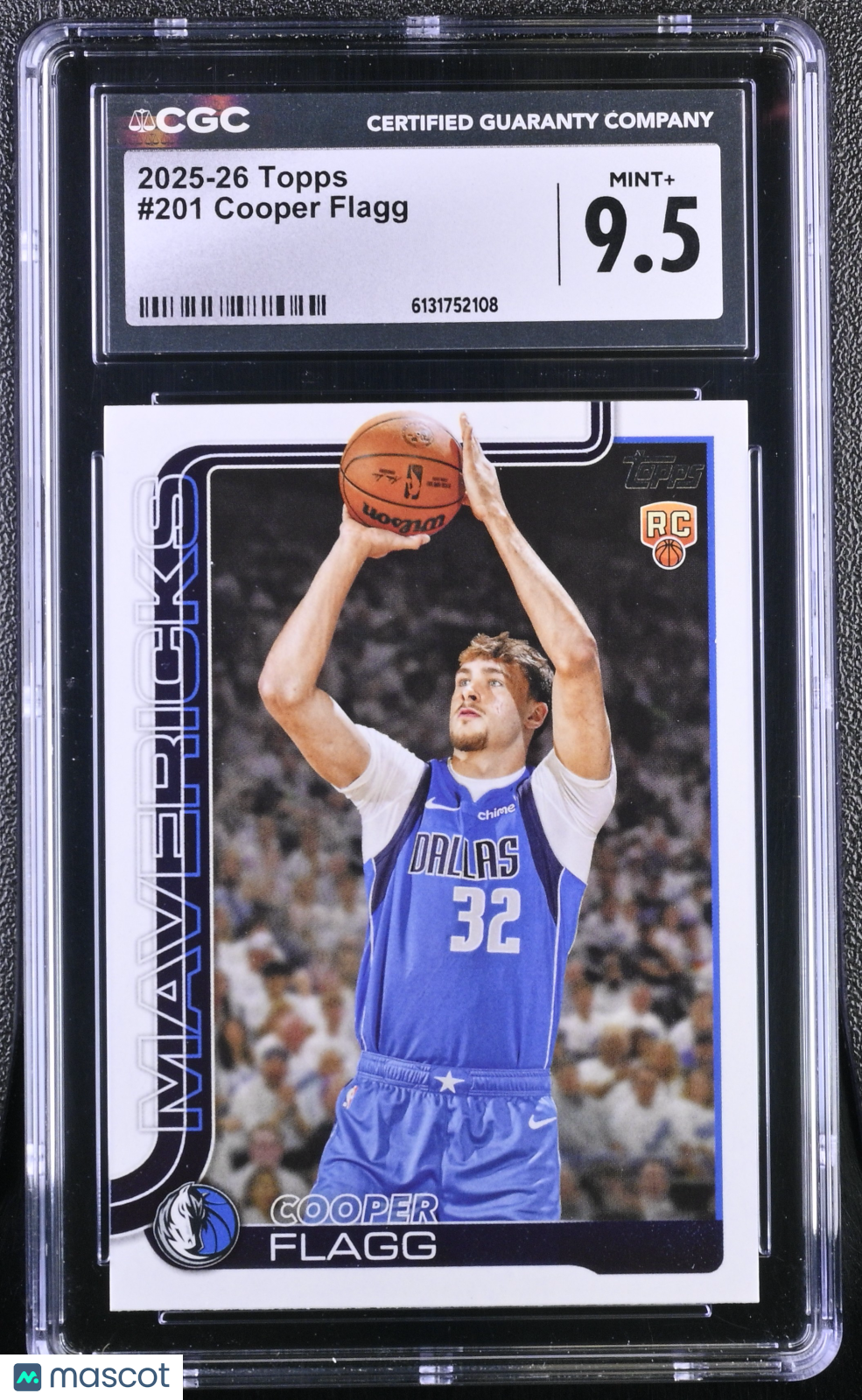 2025-26 Topps Cooper Flagg #201 CGC 9.5