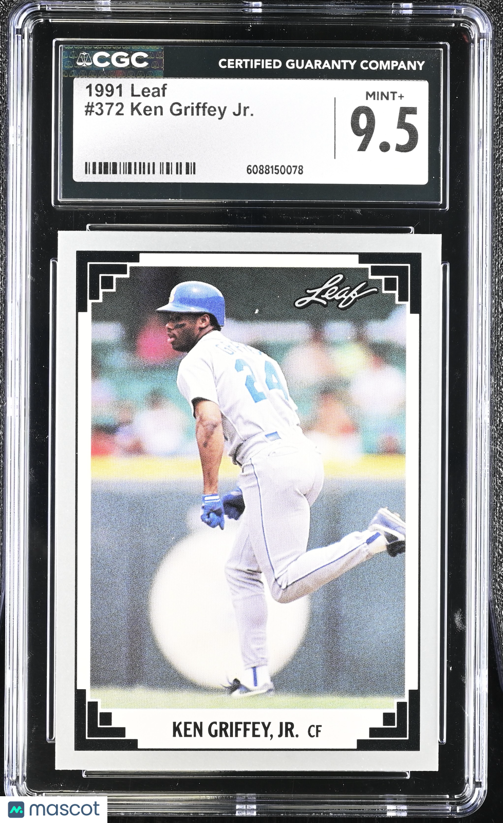 1991 Leaf Ken Griffey Jr. #372 CGC 9.5 Seattle Mariners