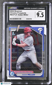 2024 Bowman Aidan Miller Chrome Prospects #BCP-27 CGC 9.5