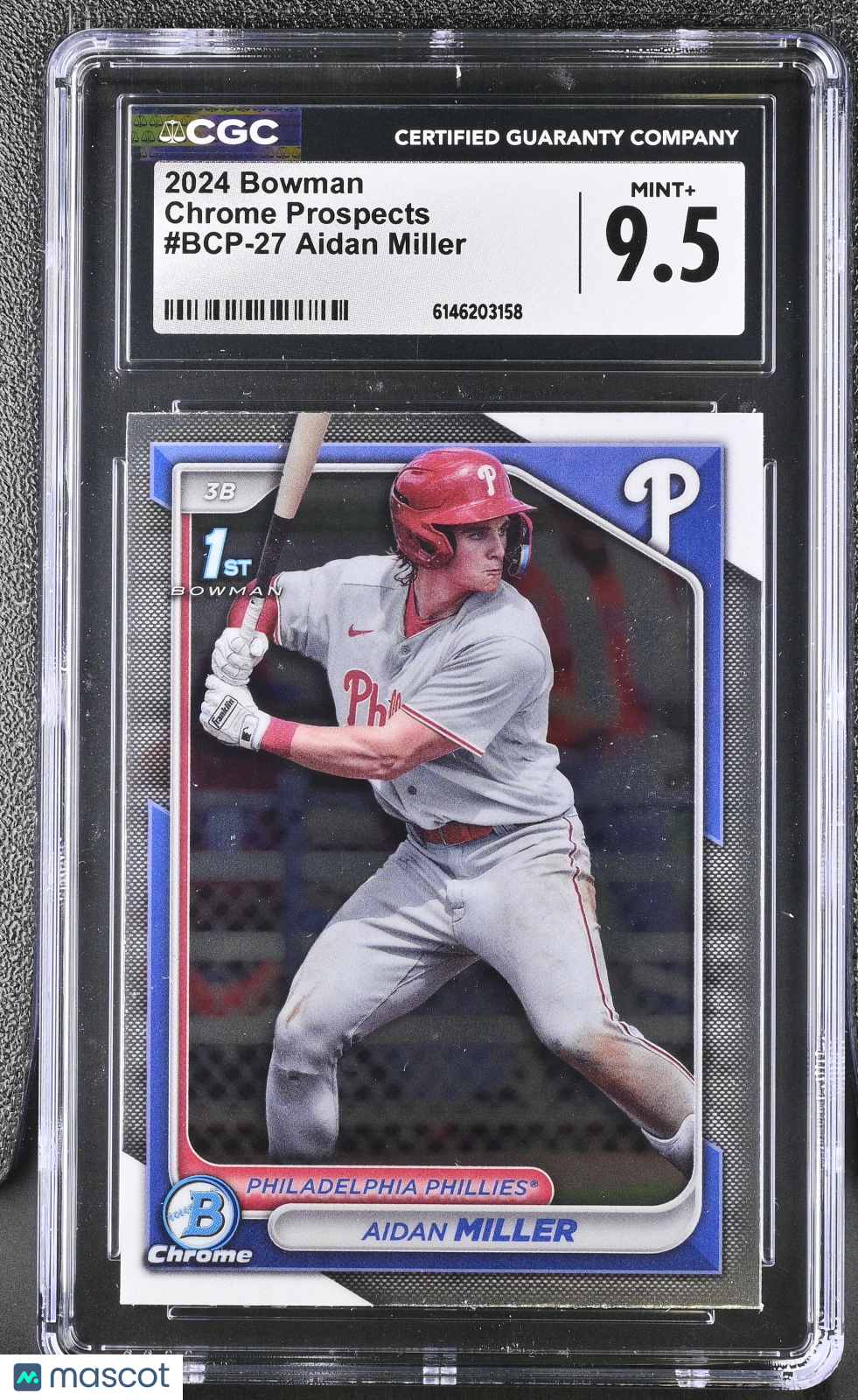2024 Bowman Aidan Miller Chrome Prospects #BCP-27 CGC 9.5