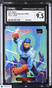 1994 Fleer Marvel Masterpieces U.S. Agent #129 CGC 9.5