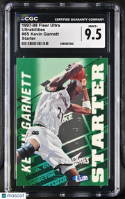 1997-98 Fleer Ultra Kevin Garnett Starter Ultrabilities #8S CGC 9.5 Timberwolves