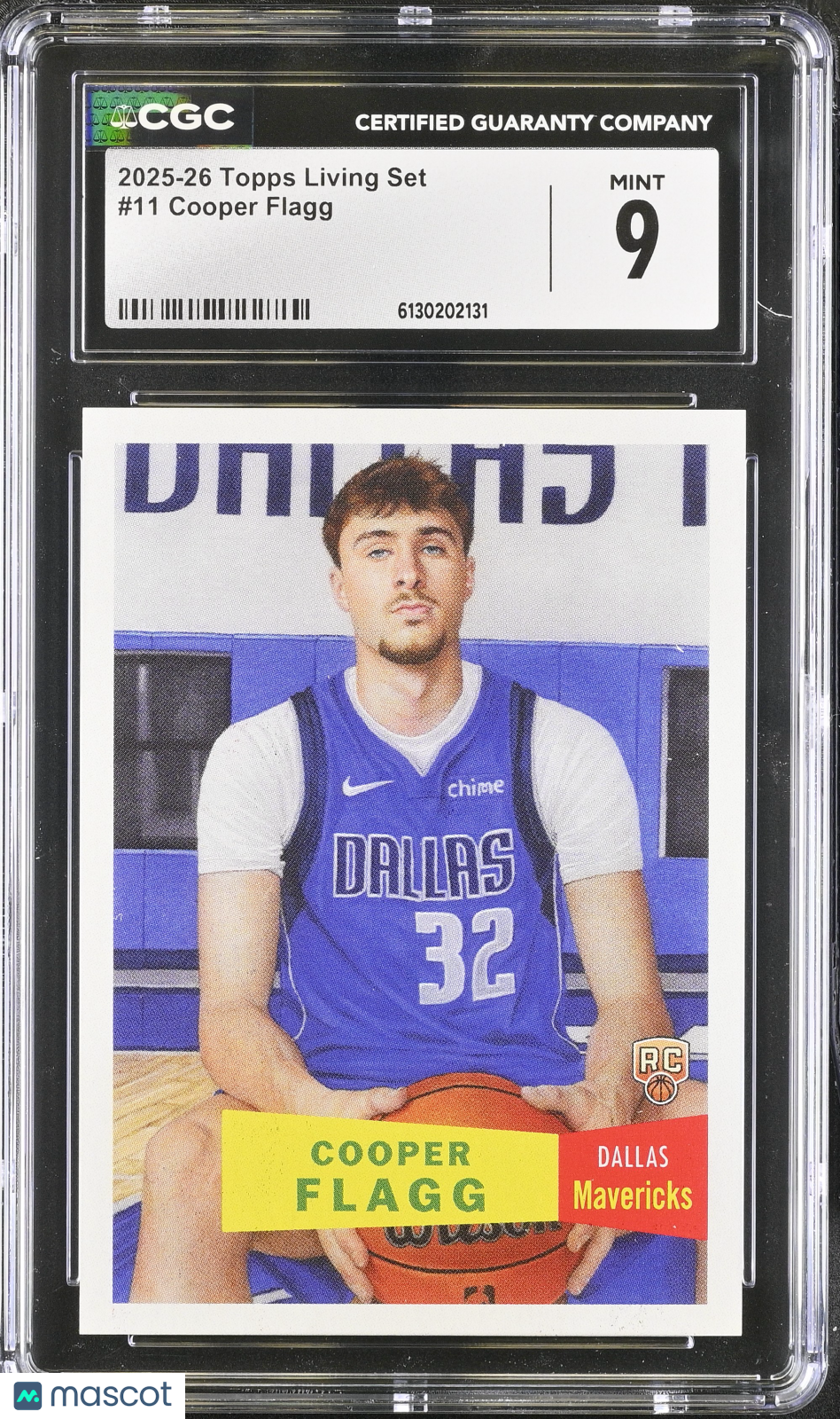 2025-26 Topps Living Set Cooper Flagg #11 CGC 9
